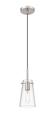 Kira 1 Light 5" Pendant, Cord Mount in Brushed Nickel