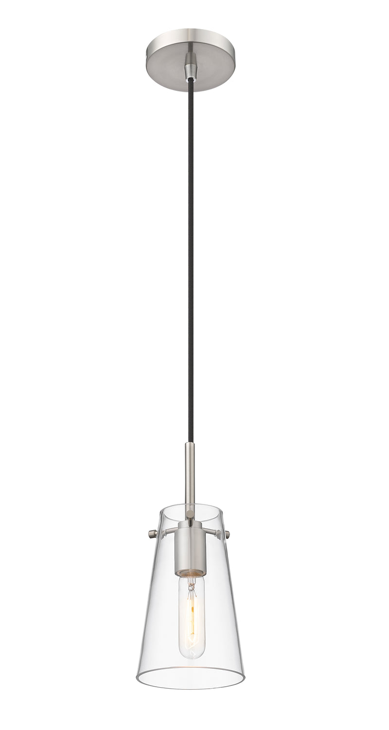 Kira 1 Light 5" Pendant, Cord Mount in Brushed Nickel