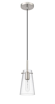 Kira 1 Light 5" Pendant, Cord Mount in Brushed Nickel