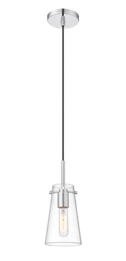 Kira 1 Light 5" Pendant, Cord Mount in Chrome
