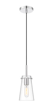 Kira 1 Light 5" Pendant, Cord Mount in Chrome