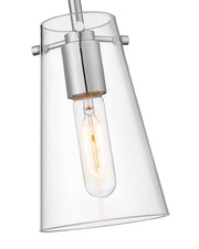 Kira 1 Light 5" Pendant, Cord Mount in Chrome