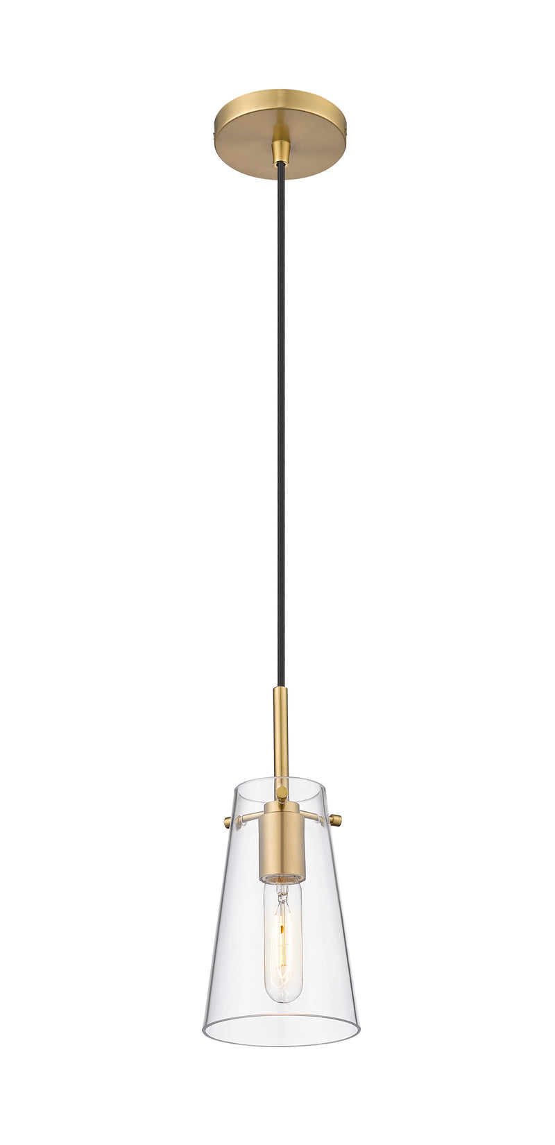 Kira 1 Light 5" Pendant, Cord Mount in Modern Gold