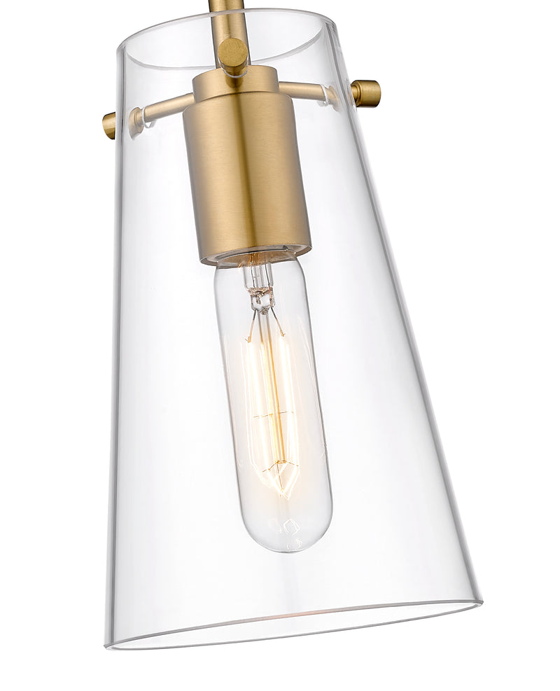 Kira 1 Light 5" Pendant, Cord Mount in Modern Gold