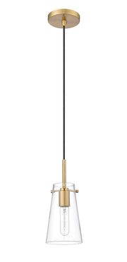 Kira 1 Light 5" Pendant, Cord Mount in Modern Gold