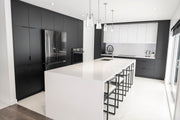Kira 1 Light 5" Pendant, Rod Mount in Chrome in a room setting