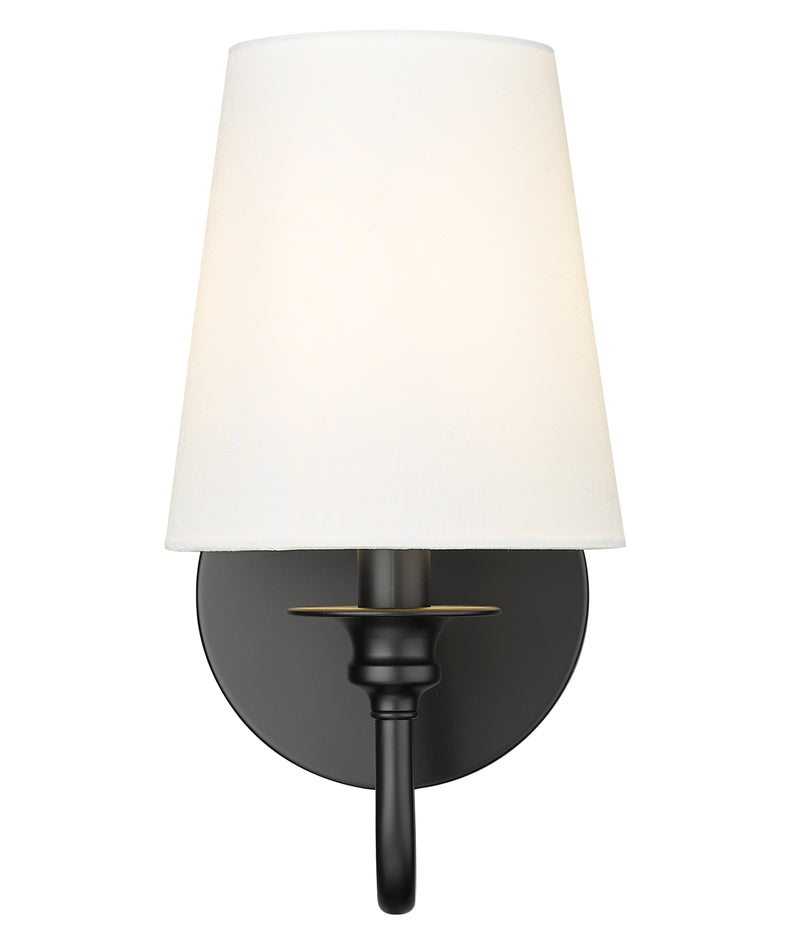 Gianna 1 Light 5.5" Wall Sconce in Matte Black