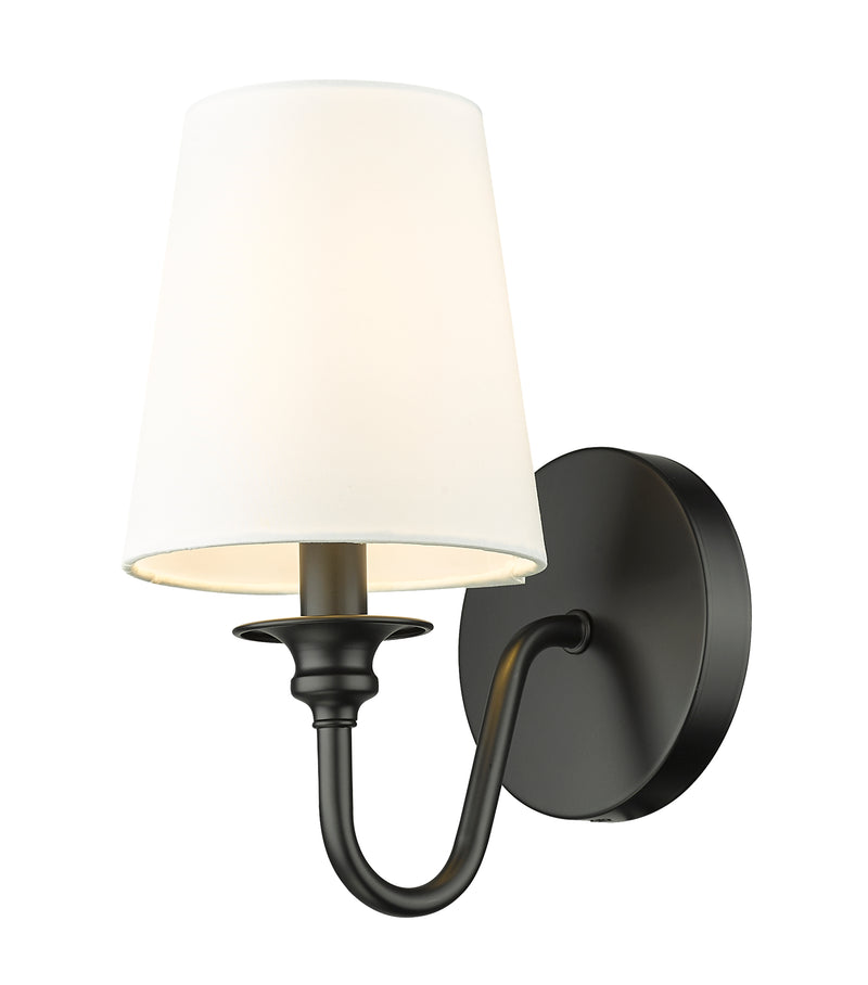 Gianna 1 Light 5.5" Wall Sconce in Matte Black