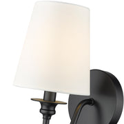 Gianna 1 Light 5.5" Wall Sconce in Matte Black