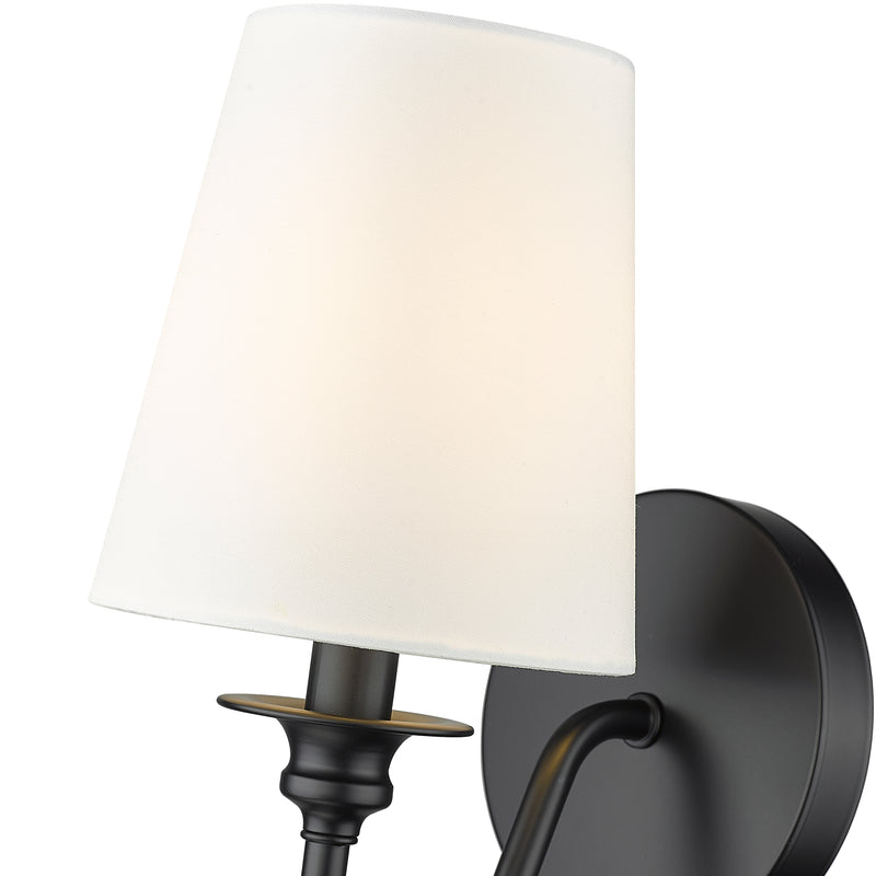 Gianna 1 Light 5.5" Wall Sconce in Matte Black
