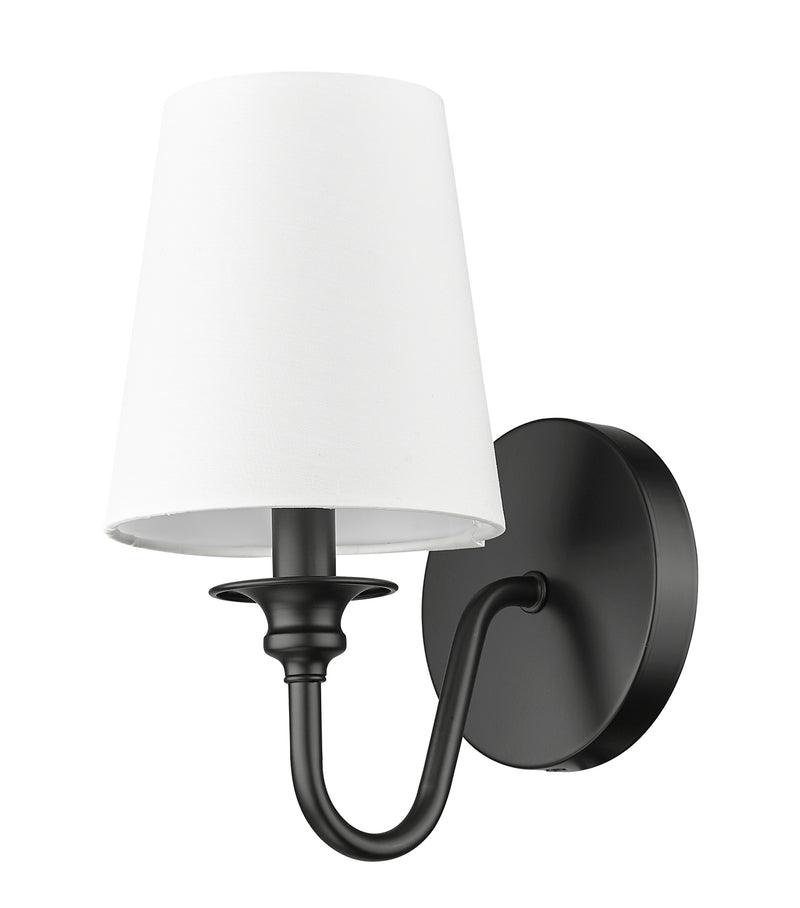 Gianna 1 Light 5.5" Wall Sconce in Matte Black