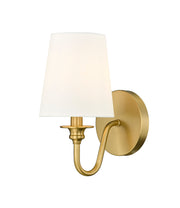 Gianna 1 Light 5.5" Wall Sconce in Modern Gold