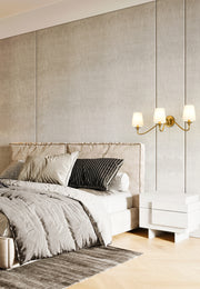Gianna 3 Light 32" Wall Sconce in Modern Gold in a room setting