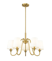Gianna 5 Light 26" Chandelier in Modern Gold