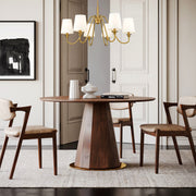 Gianna 6 Light Chandelier in Modern Gold in a room setting