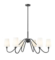 Gianna 6 Light Chandelier in Matte Black