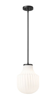 Newbury 1 Light 10" Pendant in Matte Black