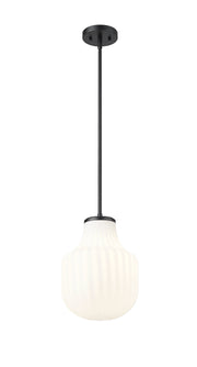 Newbury 1 Light 10" Pendant in Matte Black
