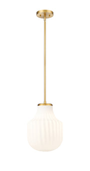 Newbury 1 Light 10" Pendant in Modern Gold