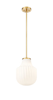 Newbury 1 Light 10" Pendant in Modern Gold