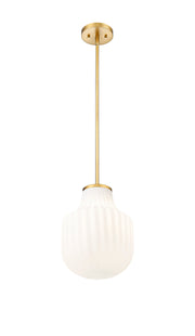 Newbury 1 Light 10" Pendant in Modern Gold