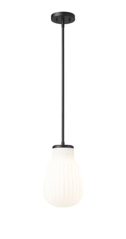 Newbury 1 Light 8" Pendant in Matte Black