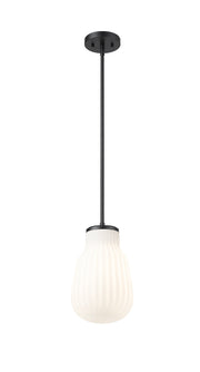 Newbury 1 Light 8" Pendant in Matte Black
