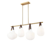 Newbury 4 Light 49.75" Pendant in Modern Gold