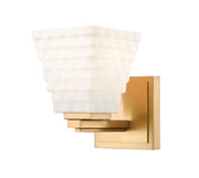 Annalise 1 Light 5" Wall Sconce in Modern Gold