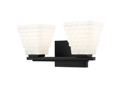 Annalise 2 Light 14" Vanity in Matte Black