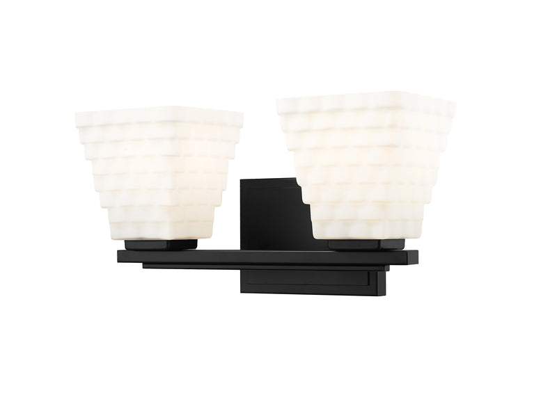 Annalise 2 Light 14" Vanity in Matte Black