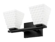 Annalise 2 Light 14" Vanity in Matte Black