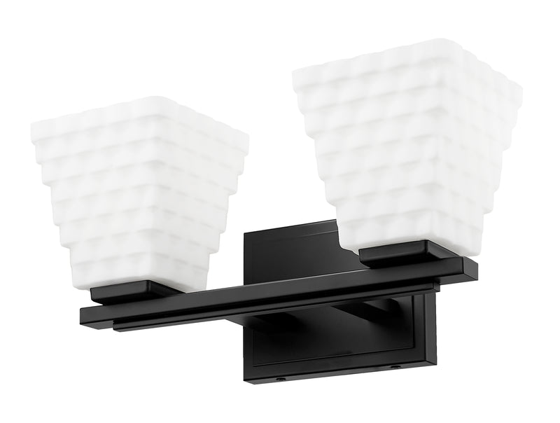 Annalise 2 Light 14" Vanity in Matte Black