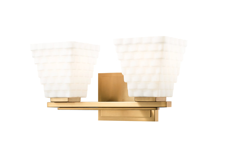 Annalise 2 Light 14" Vanity in Modern Gold