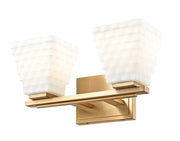 Annalise 2 Light 14" Vanity in Modern Gold