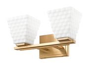 Annalise 2 Light 14" Vanity in Modern Gold
