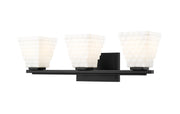 Annalise 3 Light 24" Vanity in Matte Black