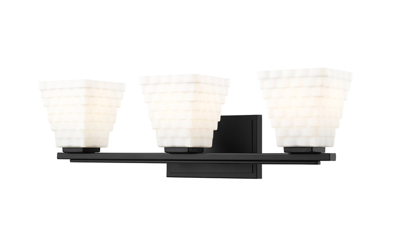Annalise 3 Light 24" Vanity in Matte Black
