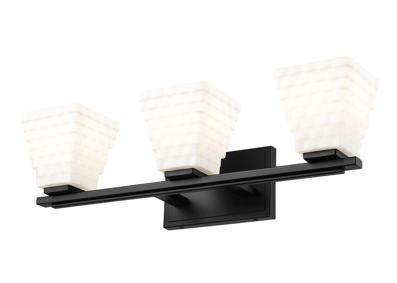 Annalise 3 Light 24" Vanity in Matte Black