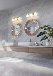 Annalise 3 Light 24" Vanity in Modern Gold in a room setting