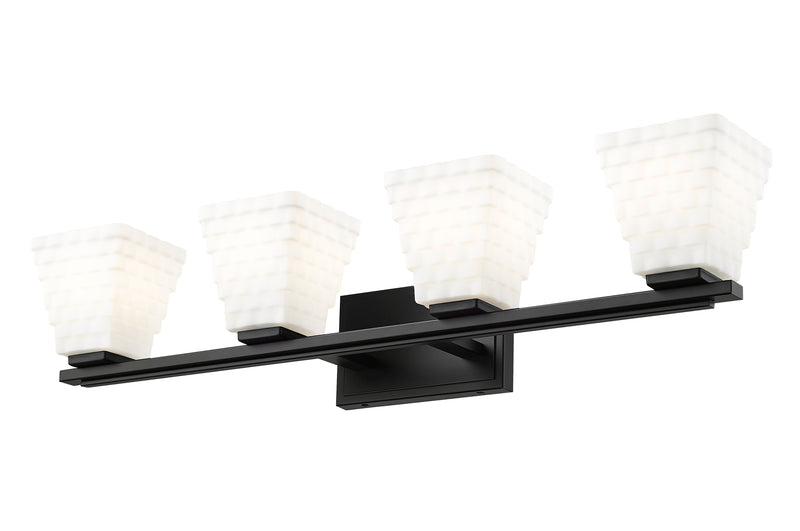 Annalise 4 Light 32" Vanity in Matte Black