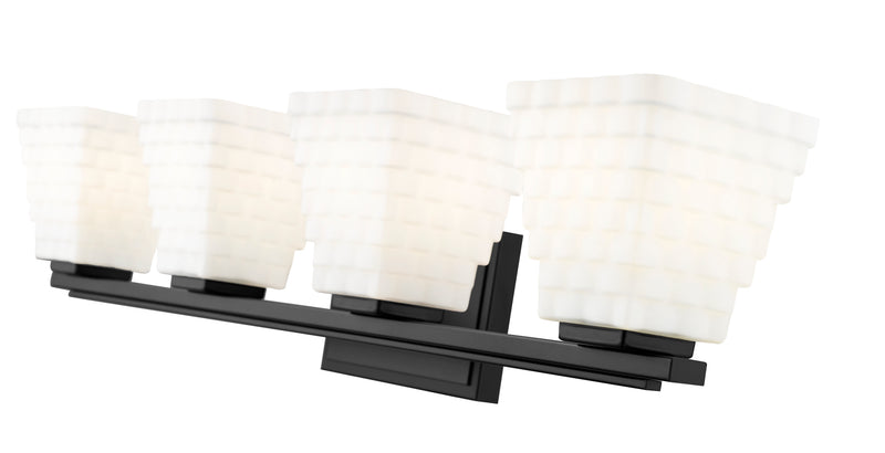 Annalise 4 Light 32" Vanity in Matte Black