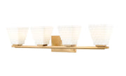 Annalise 4 Light 32" Vanity in Modern Gold