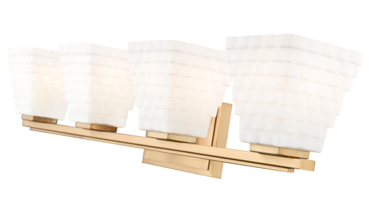 Annalise 4 Light 32" Vanity in Modern Gold