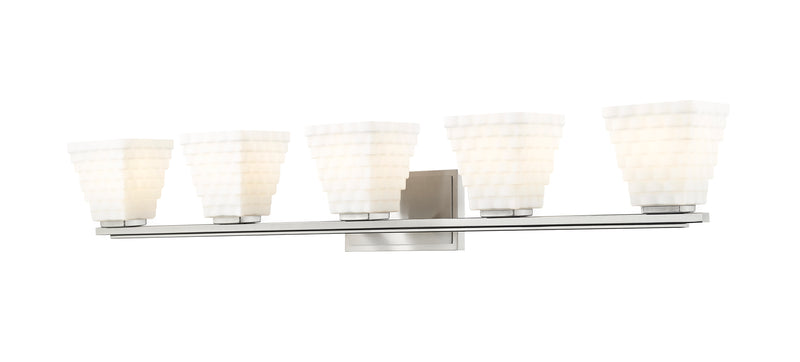 Annalise 5 Light 42" Vanity in Brushed Nickel