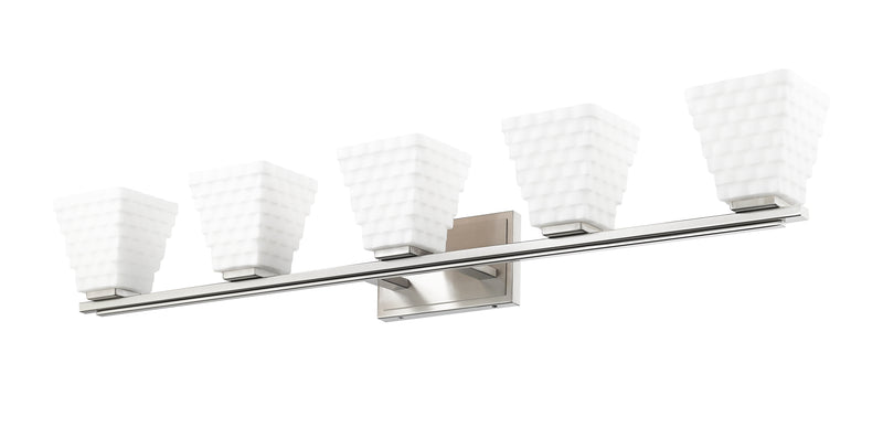 Annalise 5 Light 42" Vanity in Brushed Nickel
