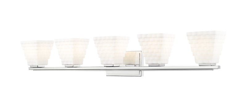 Annalise 5 Light 42" Vanity in Chrome