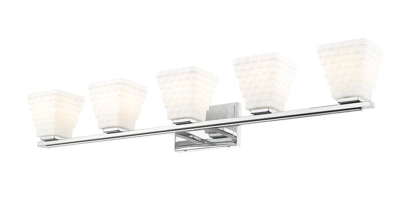 Annalise 5 Light 42" Vanity in Chrome