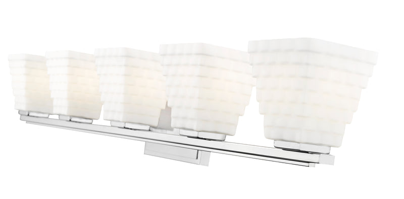 Annalise 5 Light 42" Vanity in Chrome