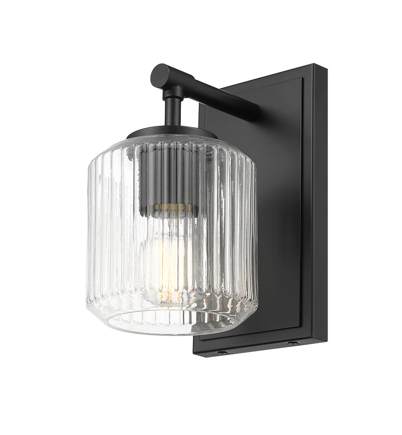 Landon 1 Light 5" Wall Sconce in Matte Black